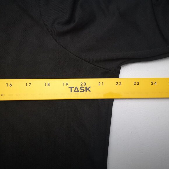 NFL Team Apparel TX3 Cool Ladies Size XL 1/4 Zip Black w/ White Top - Picture 7 of 9